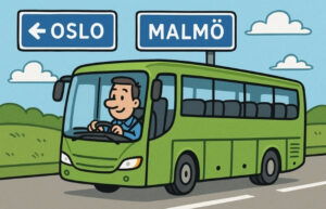 Bussresor mellan Oslo och Malmö