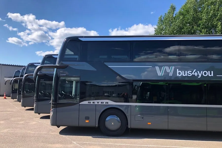 Vy Bus4you-buss på väg